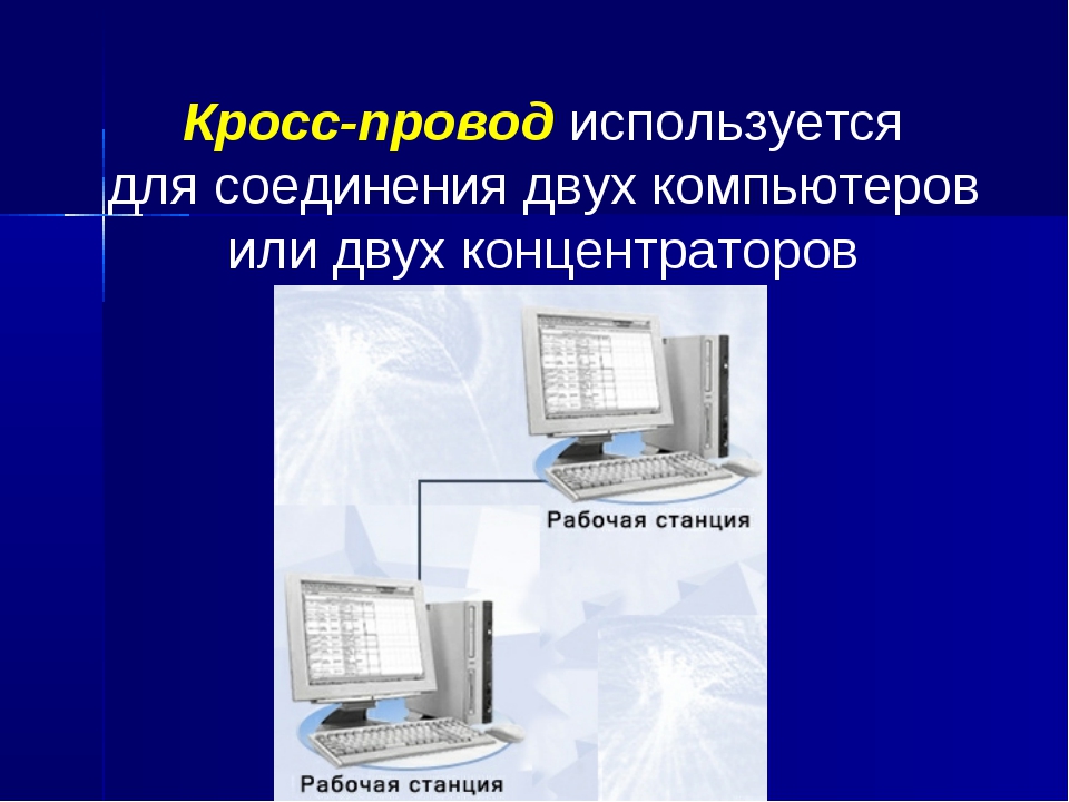 Физическое соединение двух или более компьютеров