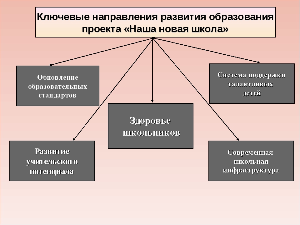 Направления проектов для школьников