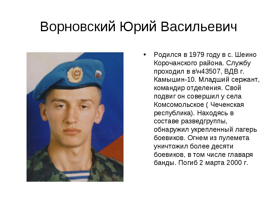 Герой российского народа. Герои России с 1991 года и их подвиги.