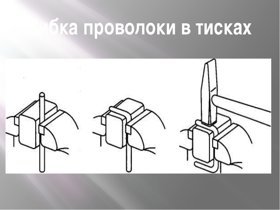 Гибка листового металла слесарное дело. Гибка проволоки в тисках. Гибка металла в тисках. Гибка тонколистового металла в тисках.