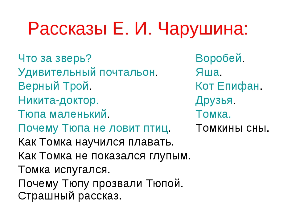 Чарушин страшный рассказ презентация 2