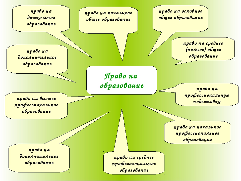 Право на образование в рф презентация