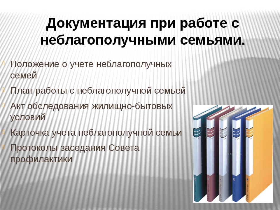 Основные блоки плана работы с приемной семьей