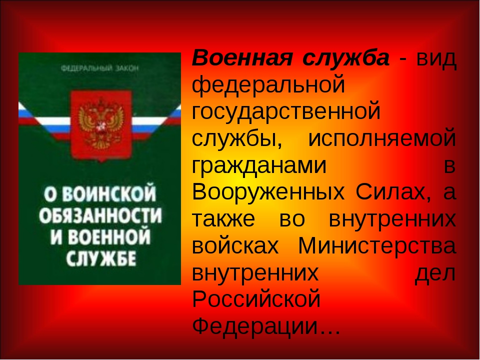 План по теме воинская обязанность как одна из конституционных обязанностей гражданина рф