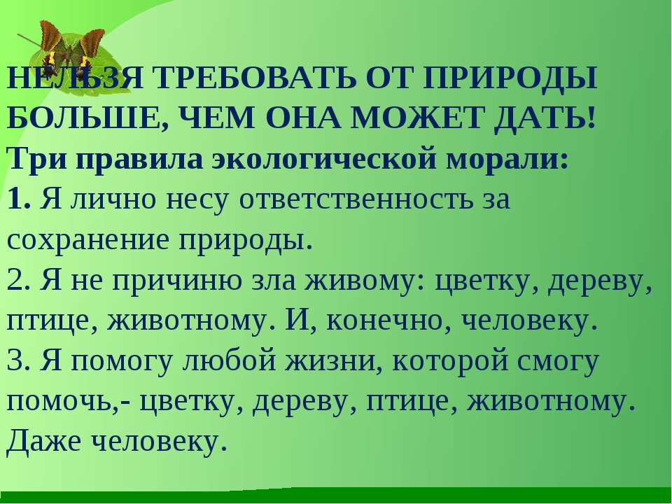 Этика природы. Три правила экологической морали. Основные правила экологической морали. Чему меня научили уроки экологической этики. Золотое правило экологии.