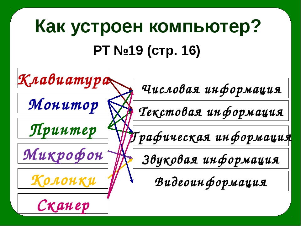 Что составляет основную часть компьютера 4 буквы