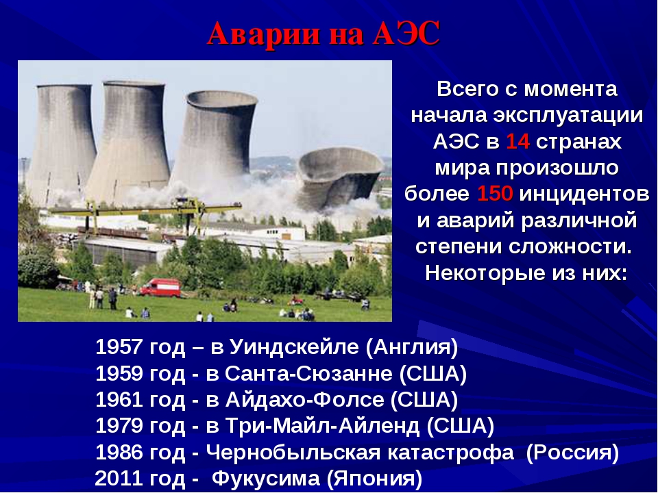 Аэс в каком году. Аварии на АЭС В мире. Крупнейшие аварии на АЭС. Крупные аварии на АЭС В мире. Аварии на АЭС В мире список.