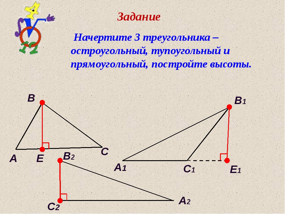 Остроугольный треугольник фото 3 класс