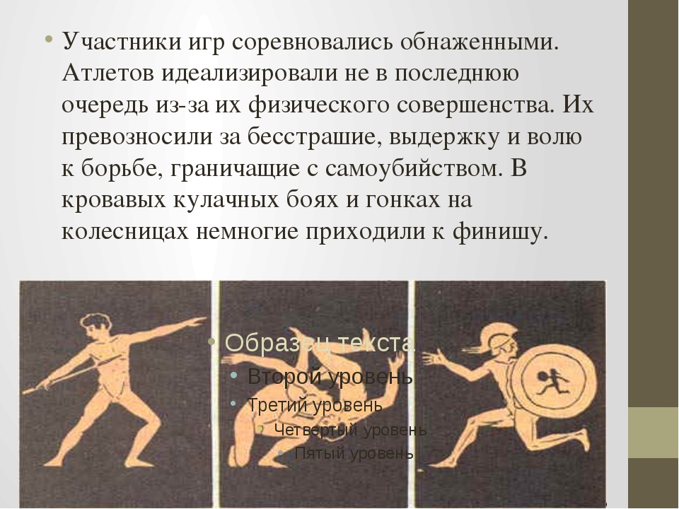 Даты древних олимпийских игр