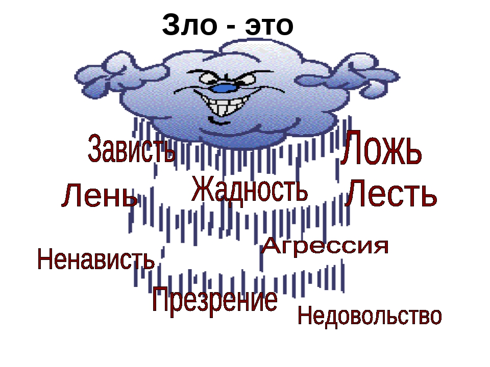 Сделать проект на тему добро и зло