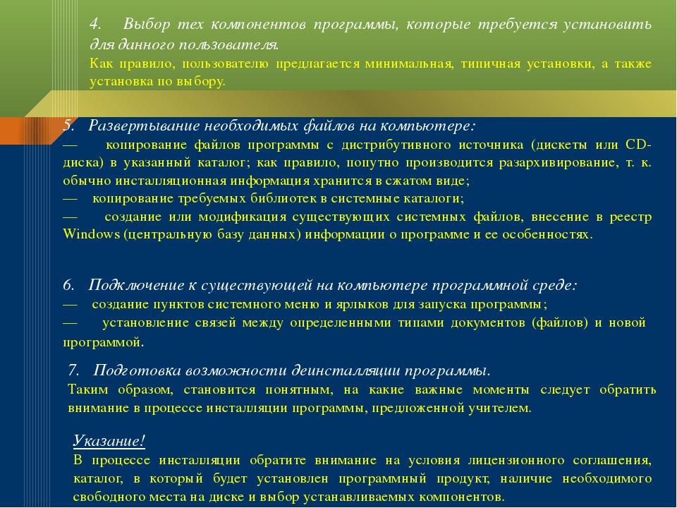 Программы для согласования работы внешних устройств и компьютера