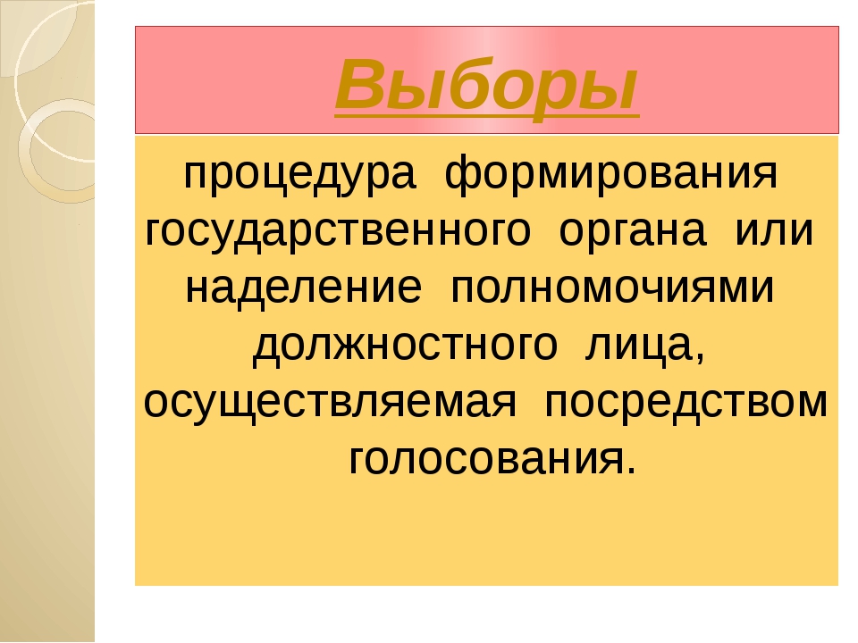 Демократические выборы презентация по обществознанию