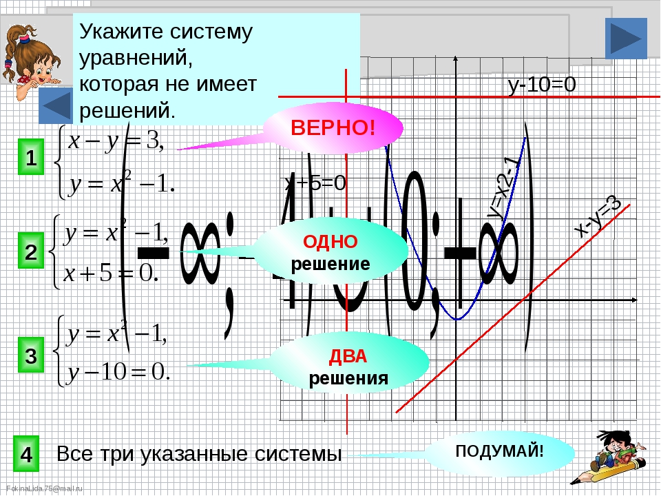 Укажите систему уравнений графическое решение которой изображено на рисунке 3x 6y