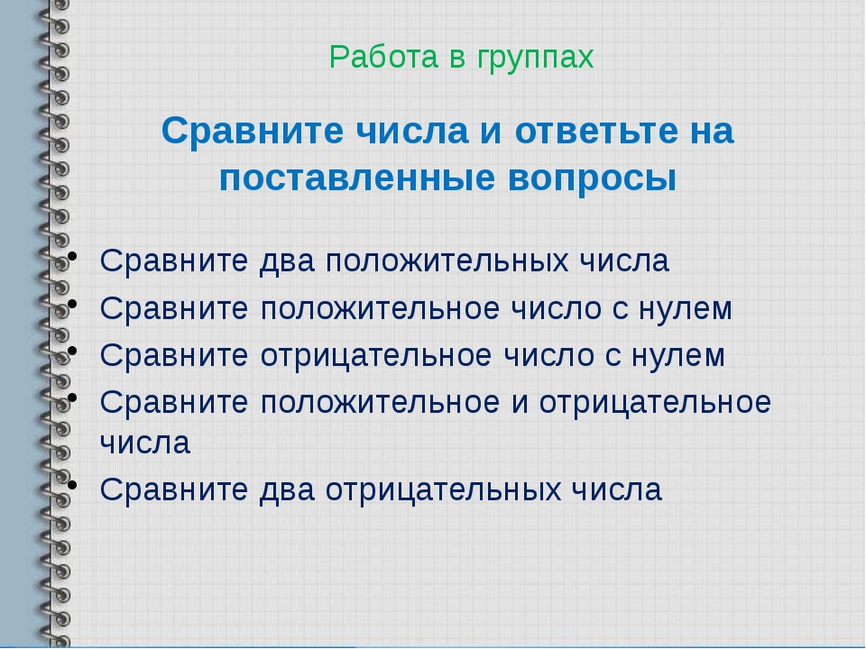 Презентация положительные и отрицательные числа положительные и отрицательные числа