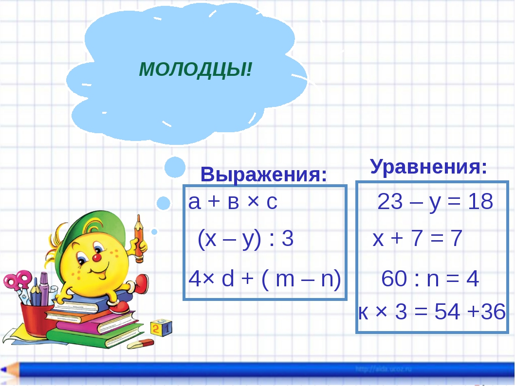 Решение сложных уравнений 4 класс презентация