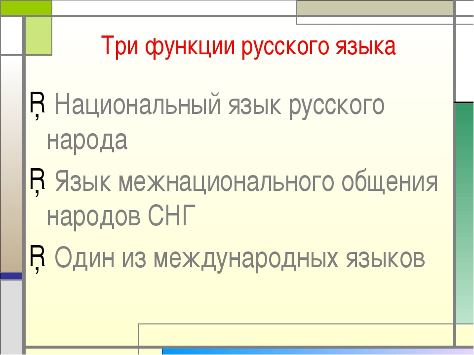 Проект международное значение русского языка 9 класс