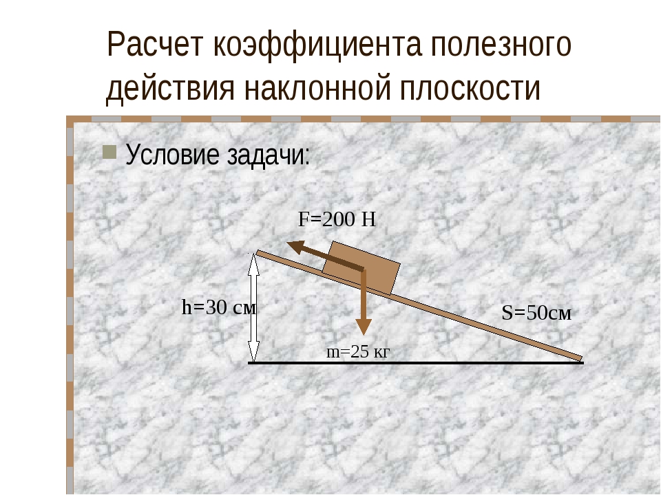 На каком рисунке изображена наклонная плоскость. КПД наклонной плоскости. КМД наклонной плоскости. Задачи по наклонной плоскости. Формула наклонной плоскости.