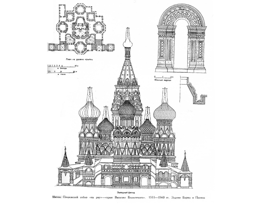 Храм василия блаженного план