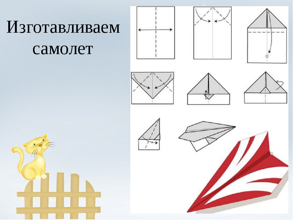 Презентация технология 1 класс оригами самолетик