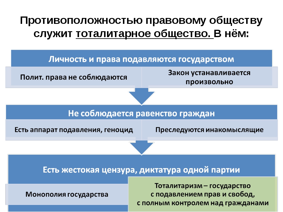 План по обществознанию правовое государство