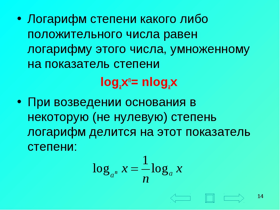 Когда логарифм равен 1. Возведение логарифма в степень. Логарифм в степени логарифма. Число в степени логарифма. Логарифм в показателе степени.