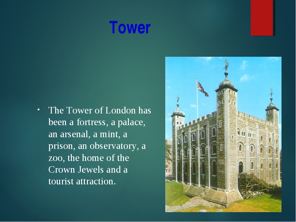 Tower of london презентация на английском