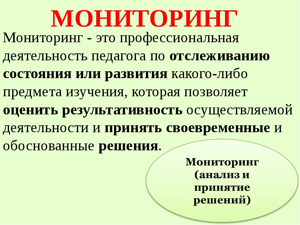 Варианты мониторинг