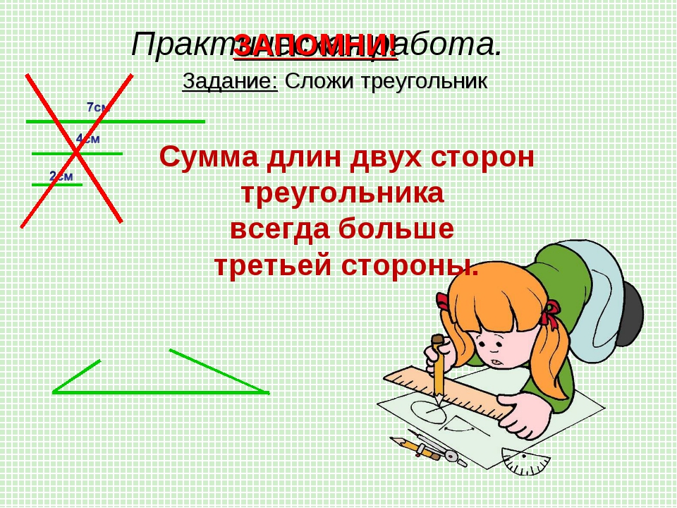 Урок геометрии. Треугольники слагаемое. В школе 8 вида уроки по геометрии в 5 классе. Можно ли из палочек длиной 10 см 6 см 4 см сложить треугольник. . Можно ли из палочек длиной 10, 6 и 4 см сложить треугольник.