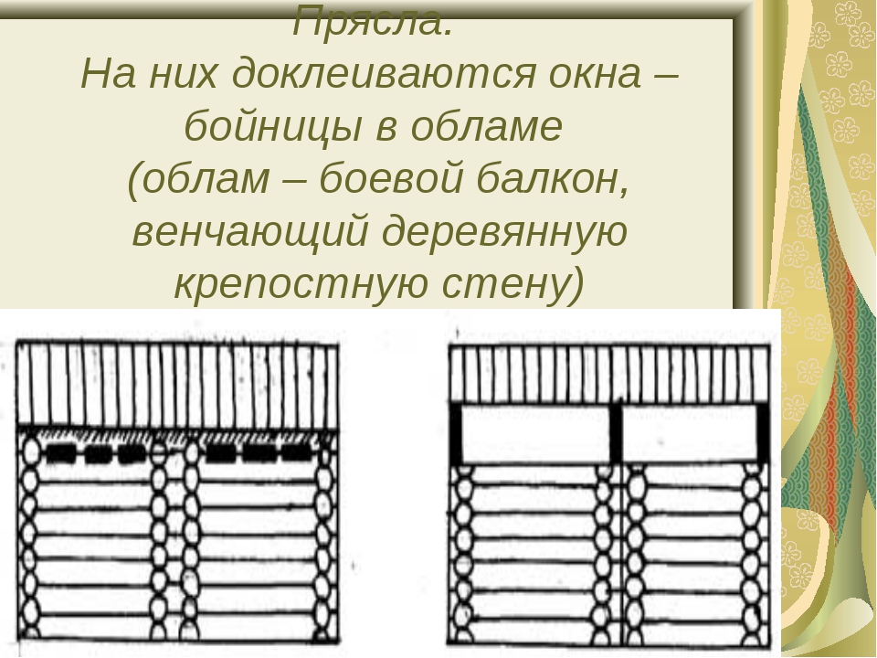 Прясла в архитектуре