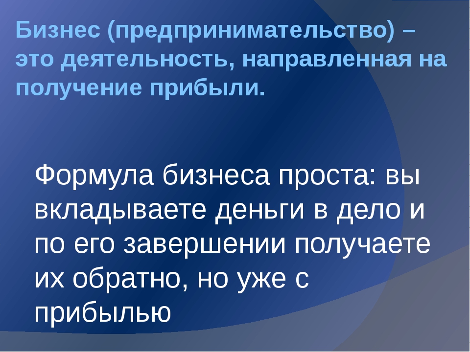 Виды и формы бизнеса презентация 7 класс обществознание фгос презентация