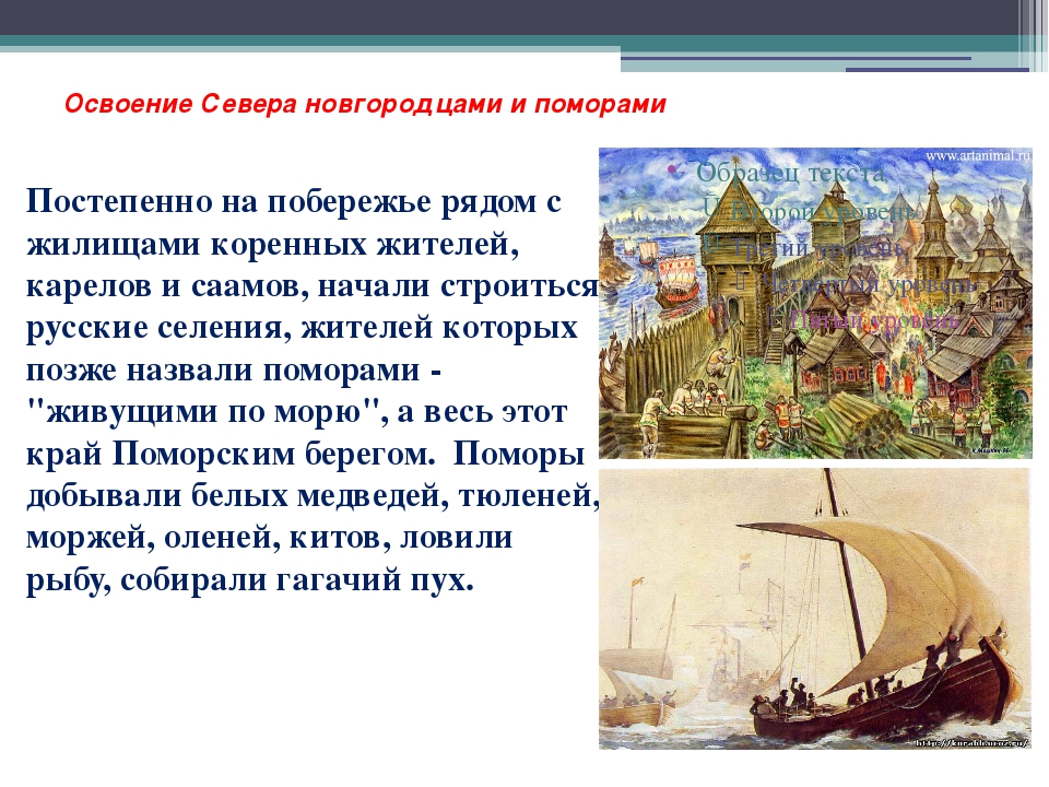 Начало освоения. Освоение севера новгородцами. Новгородцы и Поморы. Новгородцы на севере. Открытие и освоение севера.