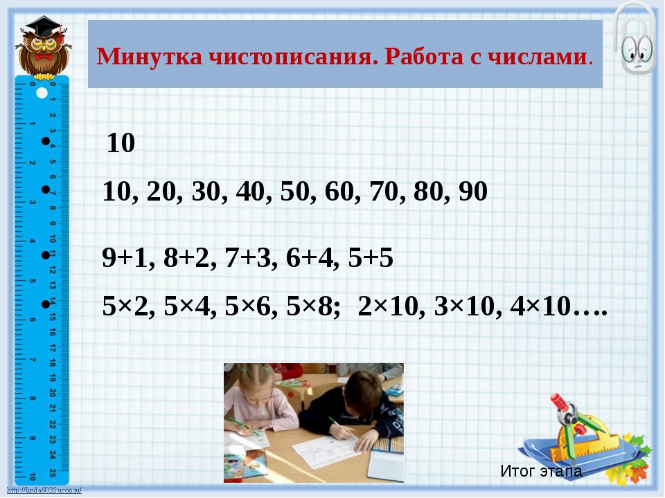 Сложение одинаковых слагаемых презентация 1 класс