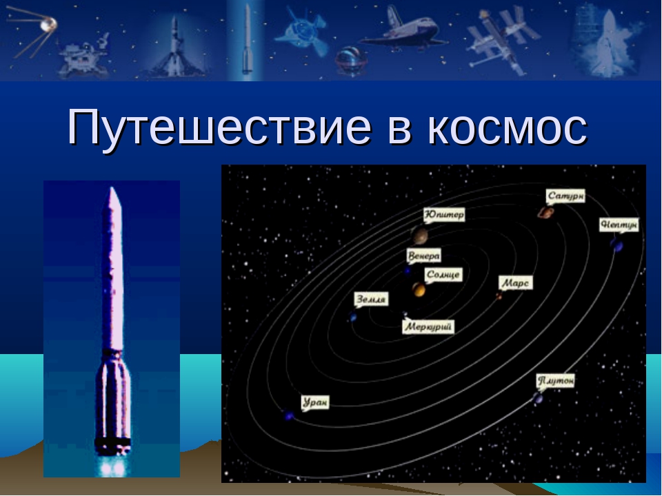 Презентация "Космос и его освоение" 1-4 классы