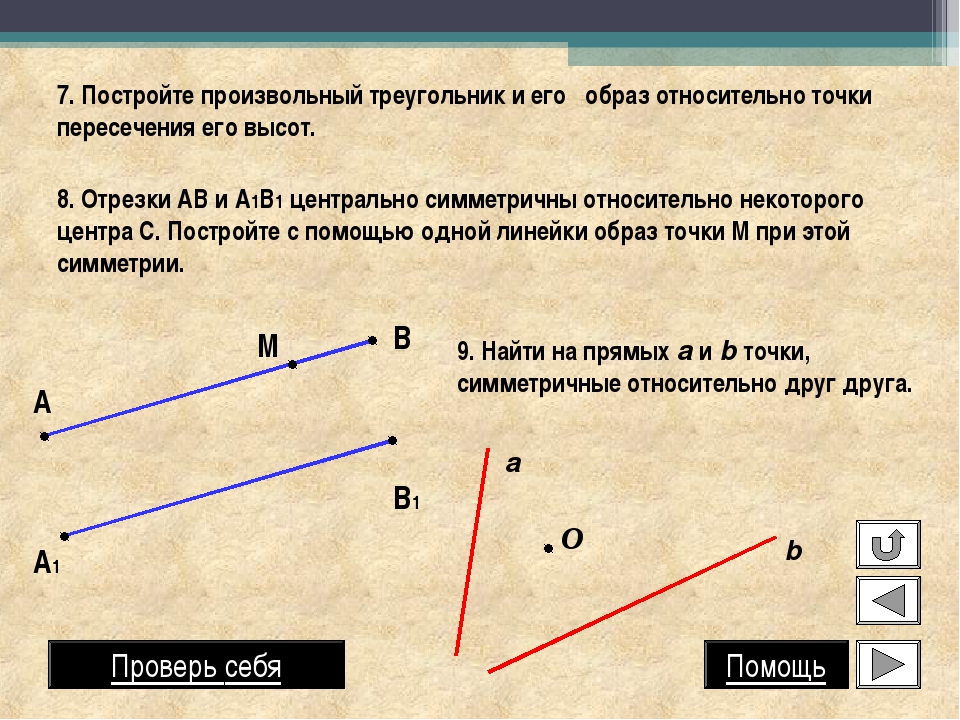 Презентация на тему центральная симметрия