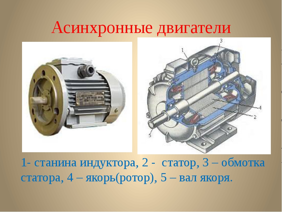 Асинхронные двигатели специального назначения