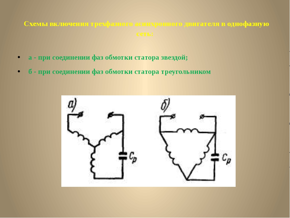 Характеристики трехфазного асинхронного двигателя