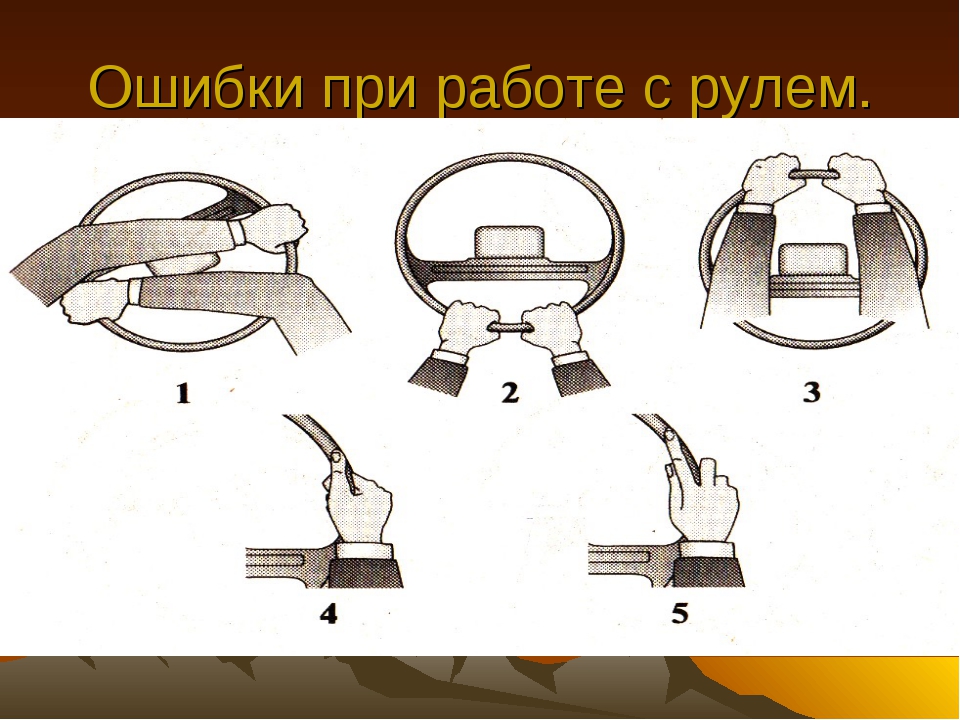 Техника управления транспортным средством