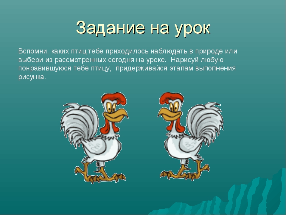 Найди в тексте описание красивых чудесных птиц нарисуй словесную картину к этому эпизоду 3