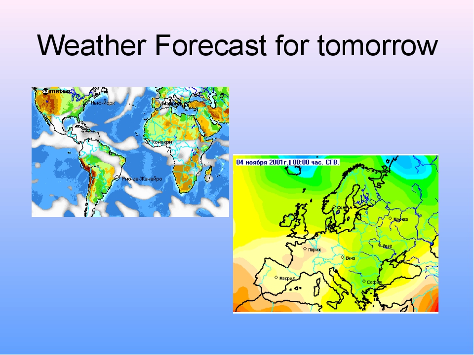 Проект по теме weather forecast