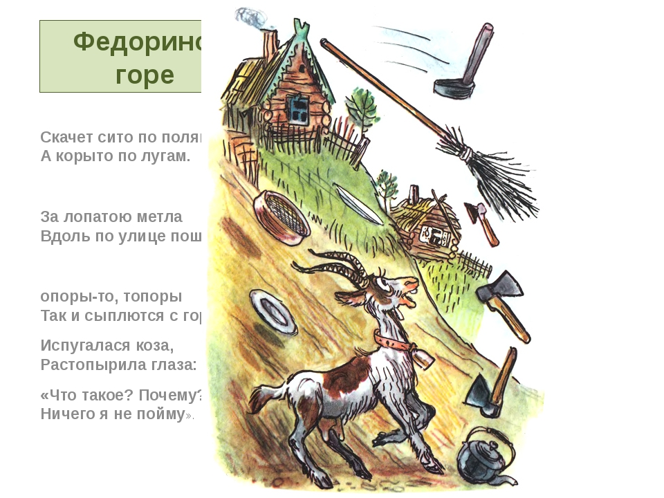 Скачет по полям. Чуковский к.и. "Федорино горе". Чуковский скачет сито по полям. Чуковский Федорино горе скачет сито иллюстрации. Сито Чуковский.