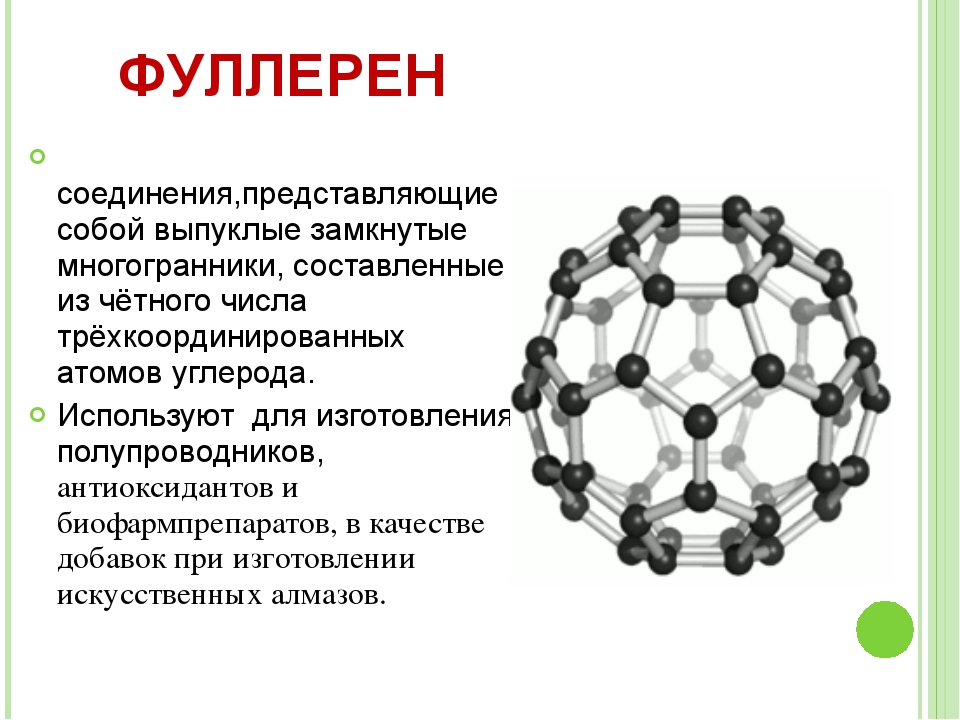 Характерные соединения углерода