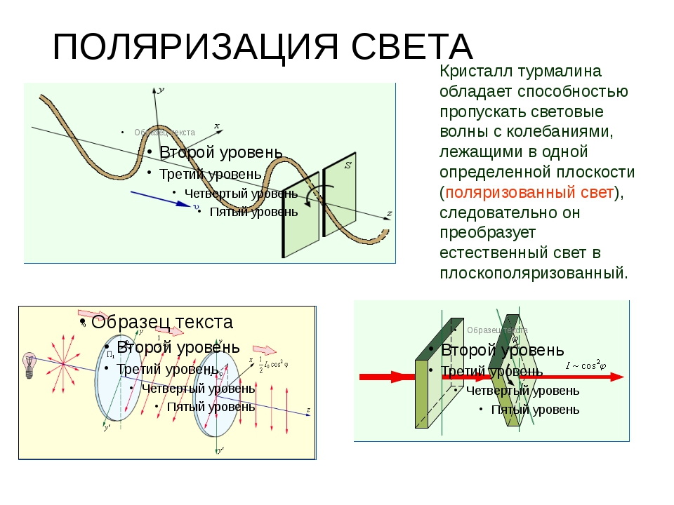 Поляризация света рисунок