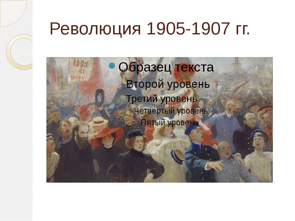 Революция 1905 презентация 9 класс