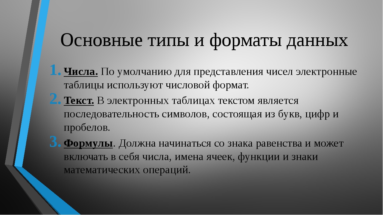 Информатика 9 класс презентация электронные таблицы