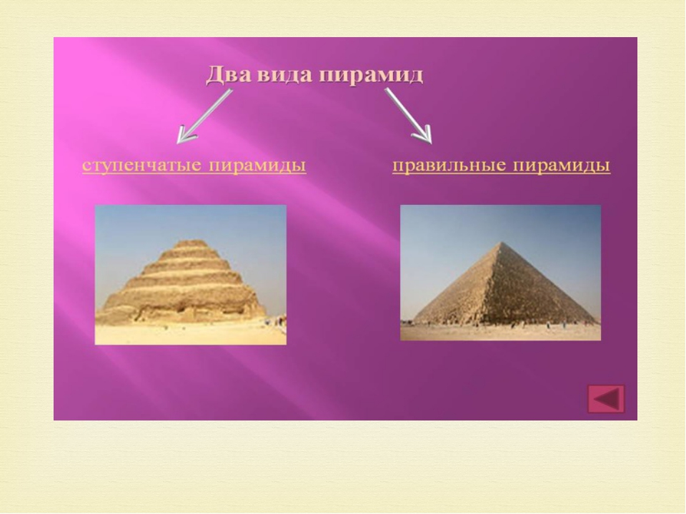 Виды пирамид картинки