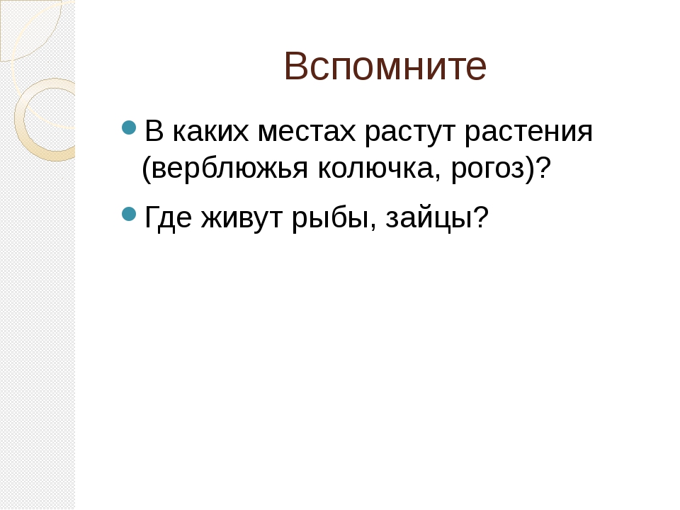 Среды жизни 5 класс биология презентация