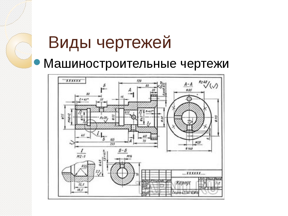 Чертежи бывают. Виды на чертеже. Чертеж главного вида. Машиностроение черчение. Виды детали на чертеже.