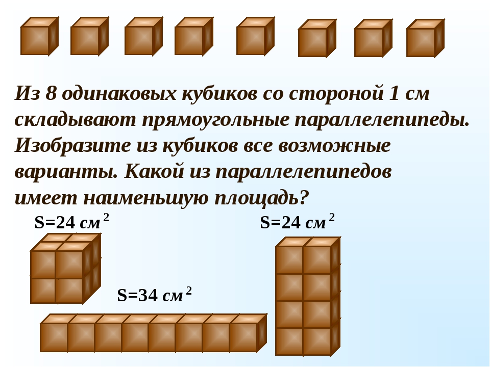 Из одинаковых кубиков изобразили стороны коробки. Из восьми маленьких кубиков сложили куб 2х2х2. Параллелепипед сложенный из одинаковых кубиков. Из 8 одинаковых кубиков складывают прямоугольные параллелепипеды. Прямоугольный параллелепипед кубики.