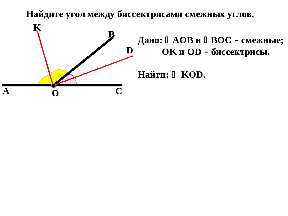 Какие углы есть на рисунке