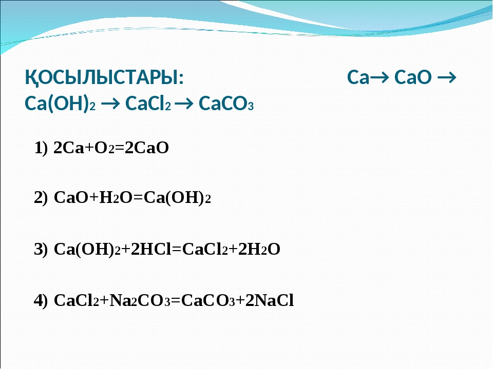 Схема строения cao